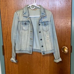 Light blue denim jacket